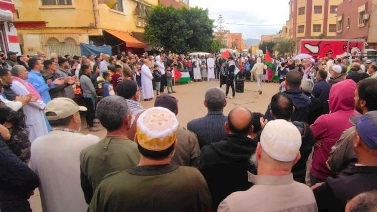 هيئة مغربية: أكثر من 137 مظاهرة دعما لغزة ضد القصف الإسرائيلي