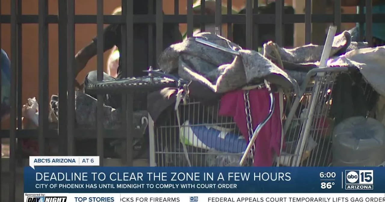 City of Phoenix finishing cleanup of 'the Zone'