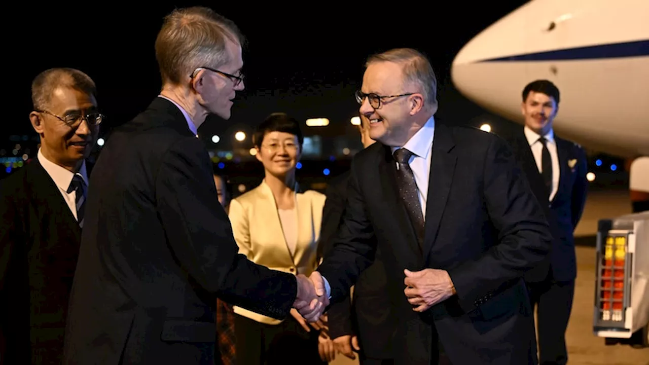 Anthony Albanese arrives in China for first official visit by an Australian PM since 2016