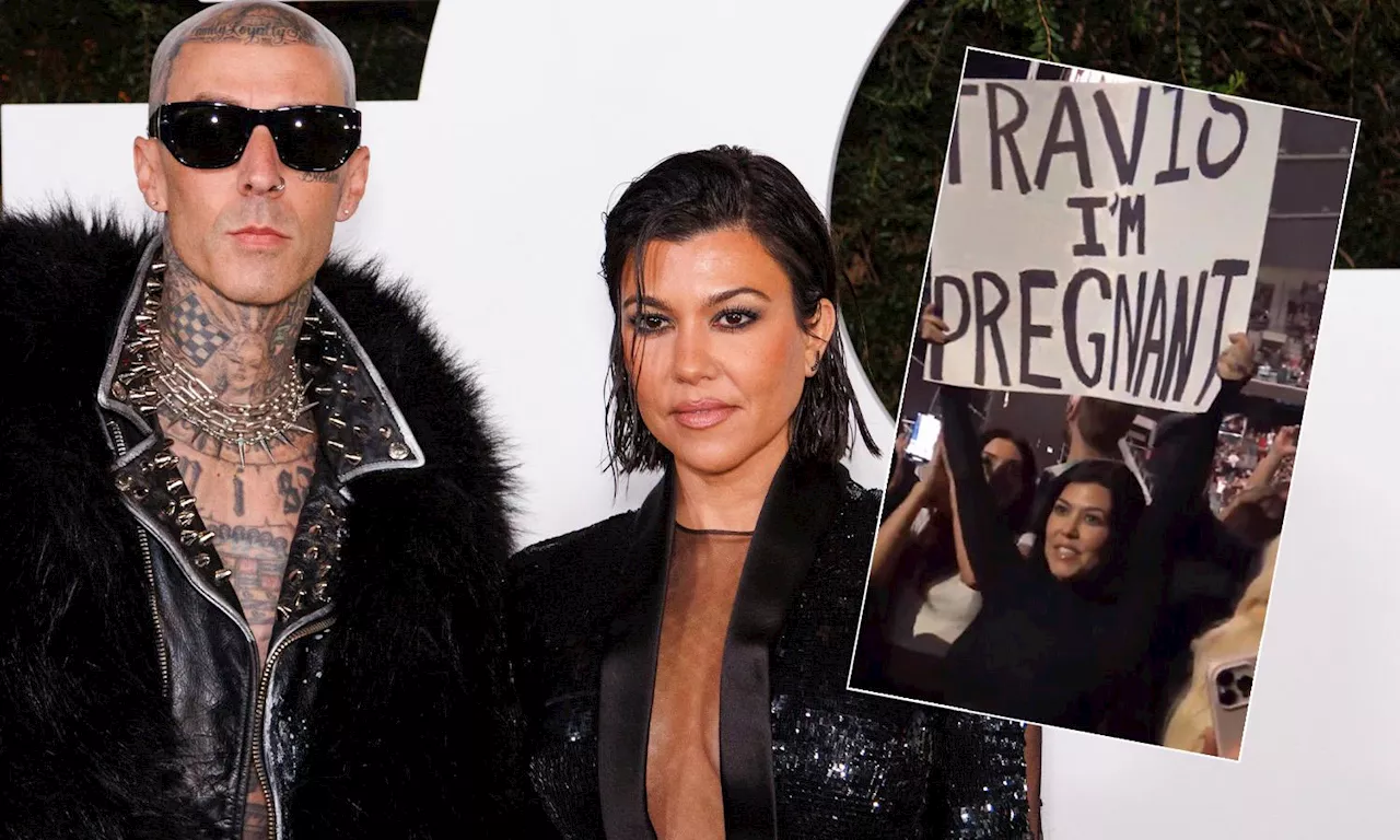 Kourtney och Travis har fått sitt första gemensamma barn