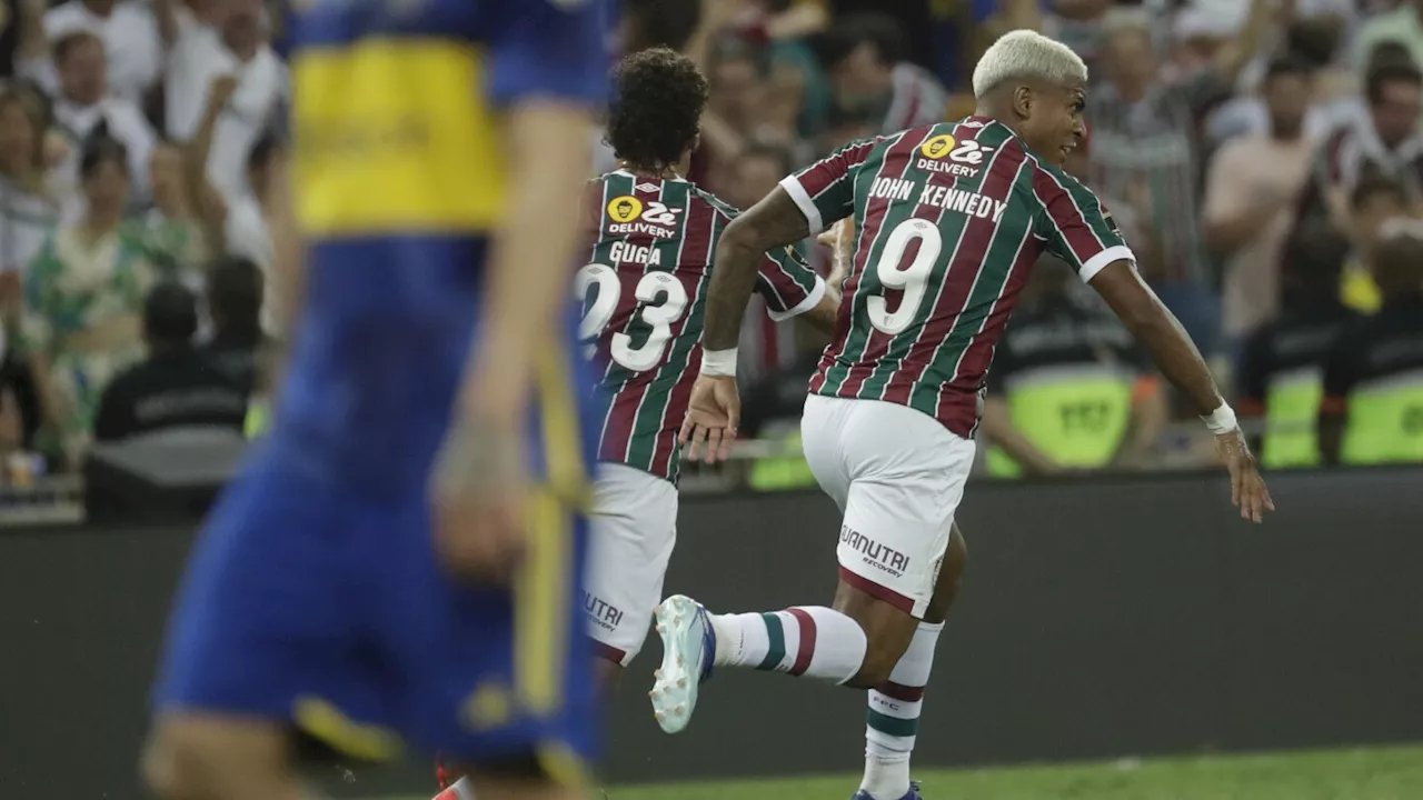 John Kennedy scores to give Brazil's Fluminense maiden Copa Libertadores title against Boca Juniors