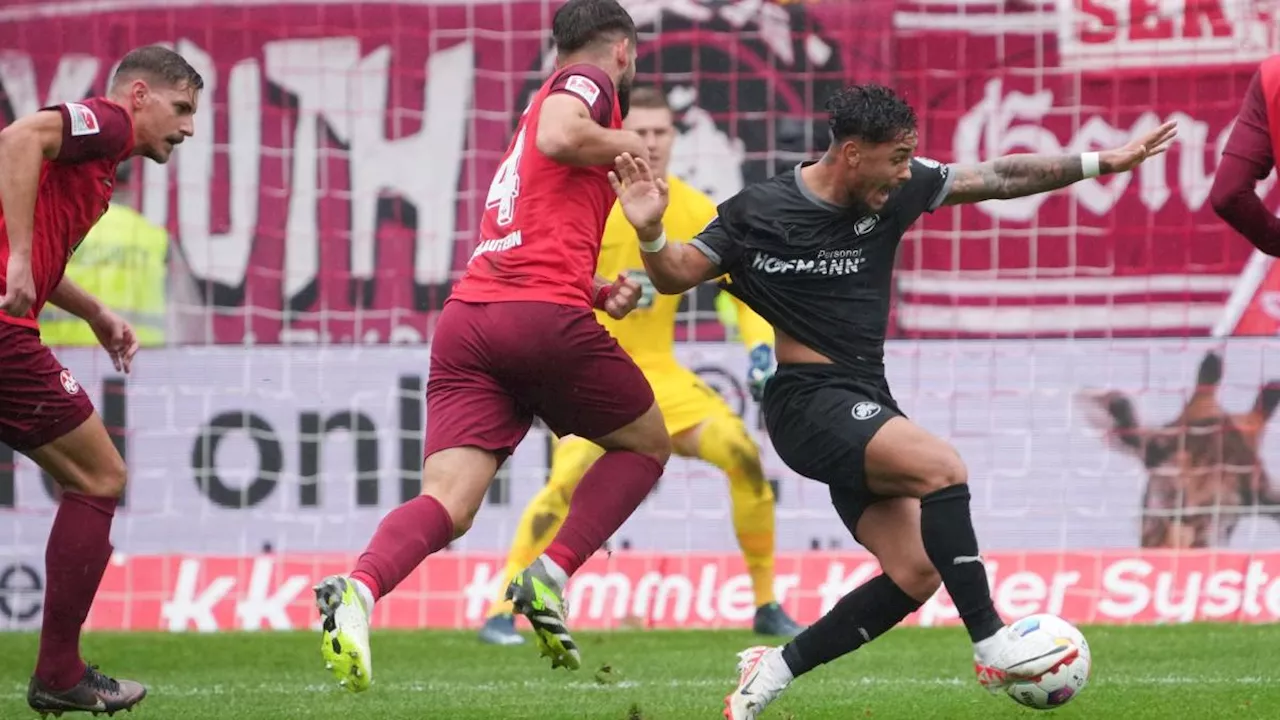 0:2 gegen Fürth: Zweite Heimpleite für Kaiserslautern