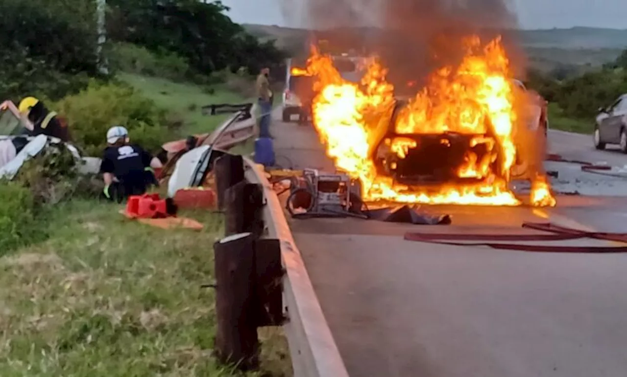 Three dead in two car collision on N2 near Ballito