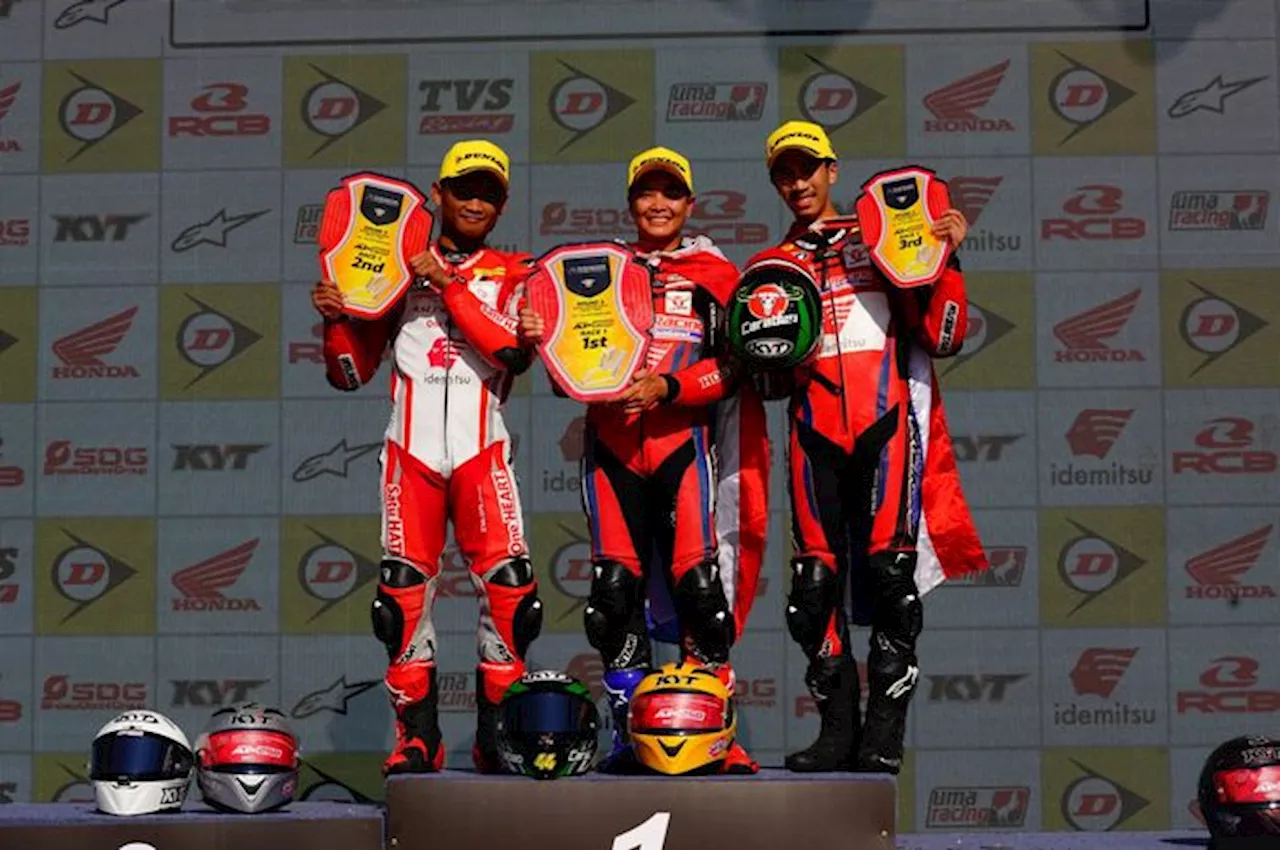 Rheza Podium Kedua ARRC China, Astra Honda Pastikan Jadi Juara Asia