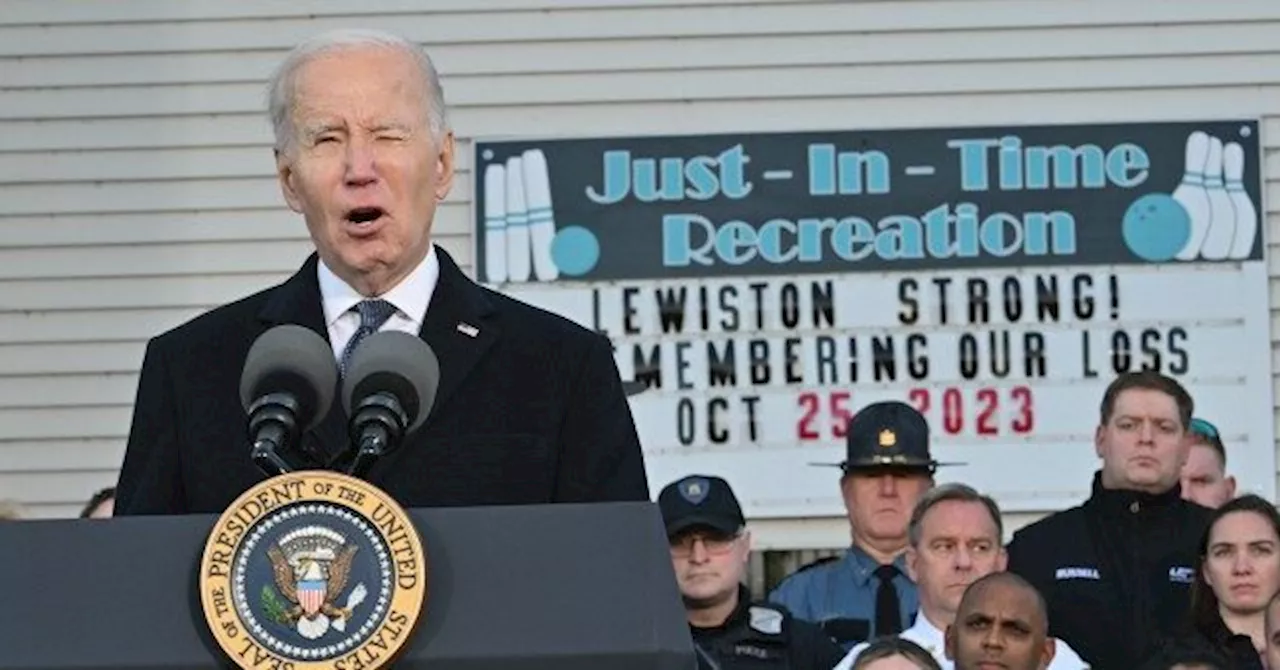 Joe Biden Pushes ‘Commonsense’ Gun Control Outside Gun-Free Zone Where Maine Shooter Opened Fire