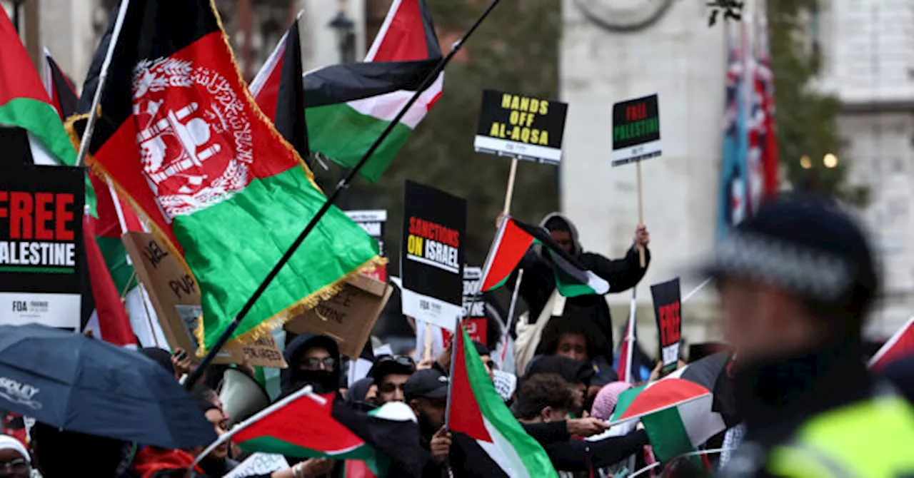 Two Women Charged with Terror Offences over Paraglider Images at Pro-Palestine Protest in London