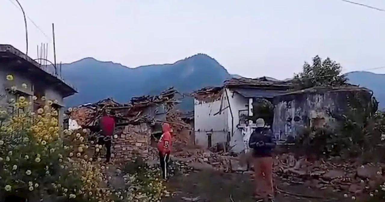 Nepal earthquake kills at least 157 and buries families in rubble of collapsed homes