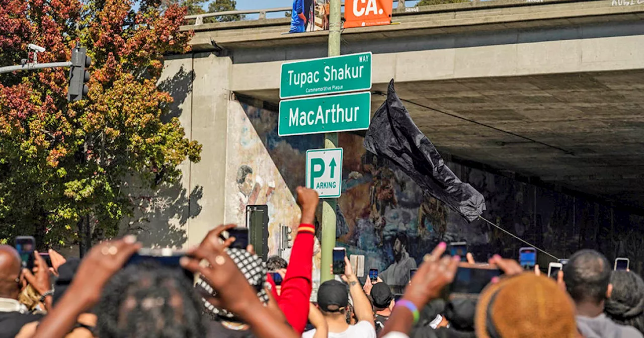 Tupac Shakur has California street named for him 27 years after he was killed