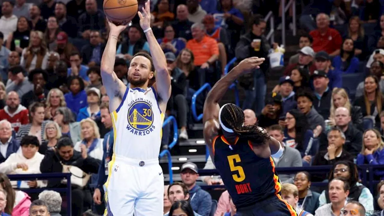 NBA roundup: Warriors survive close call, edge Thunder