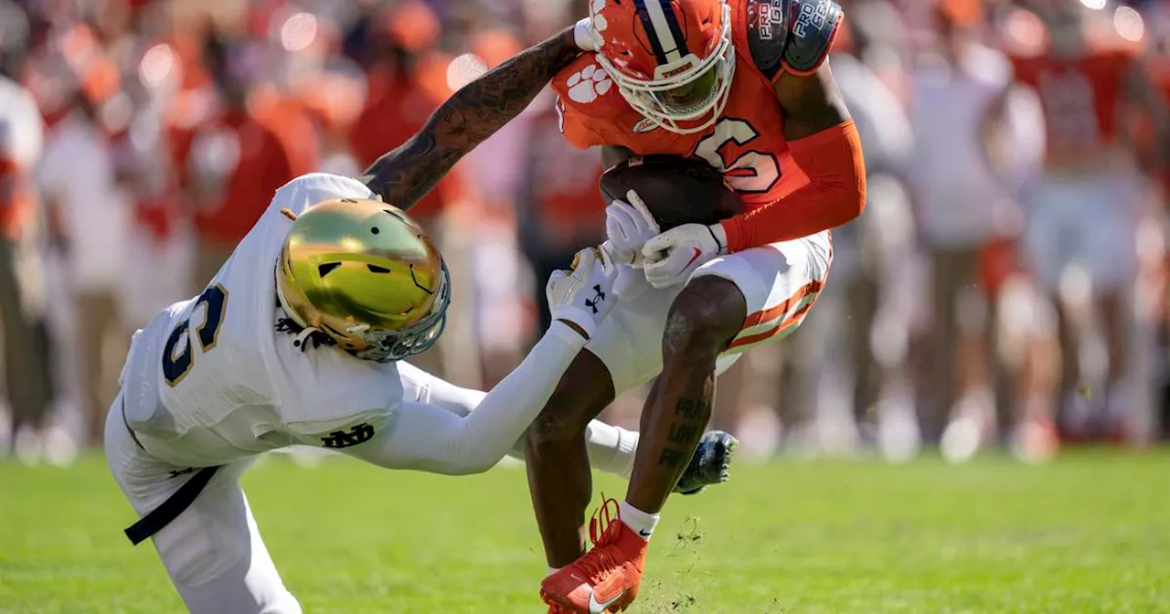 No. 12 Notre Dame can’t rally in Death Valley in a 31-23 loss to Clemson