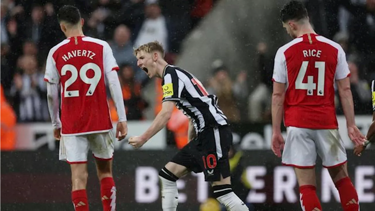 Hasil Liga Inggris: Penuh Ketegangan, Newcastle Sikat Arsenal 1-0