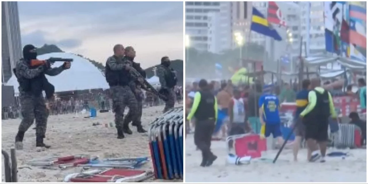 Copacabana di sangue: scontri tra tifosi e polizia per la finale di Libertadores