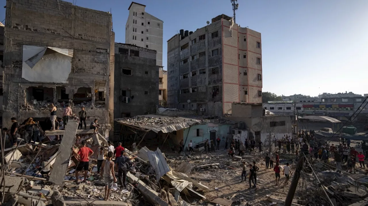 Hamas leader's home is hit in airstrike as Israel presses its attacks and U.S. envoy seeks aid route