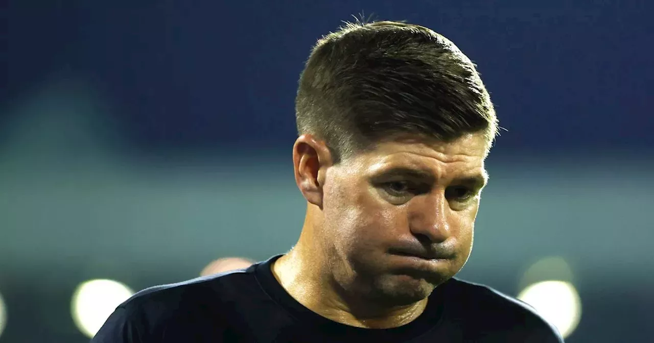 Steven Gerrard catches Graeme Souness stray as Rangers icon goes in two footed