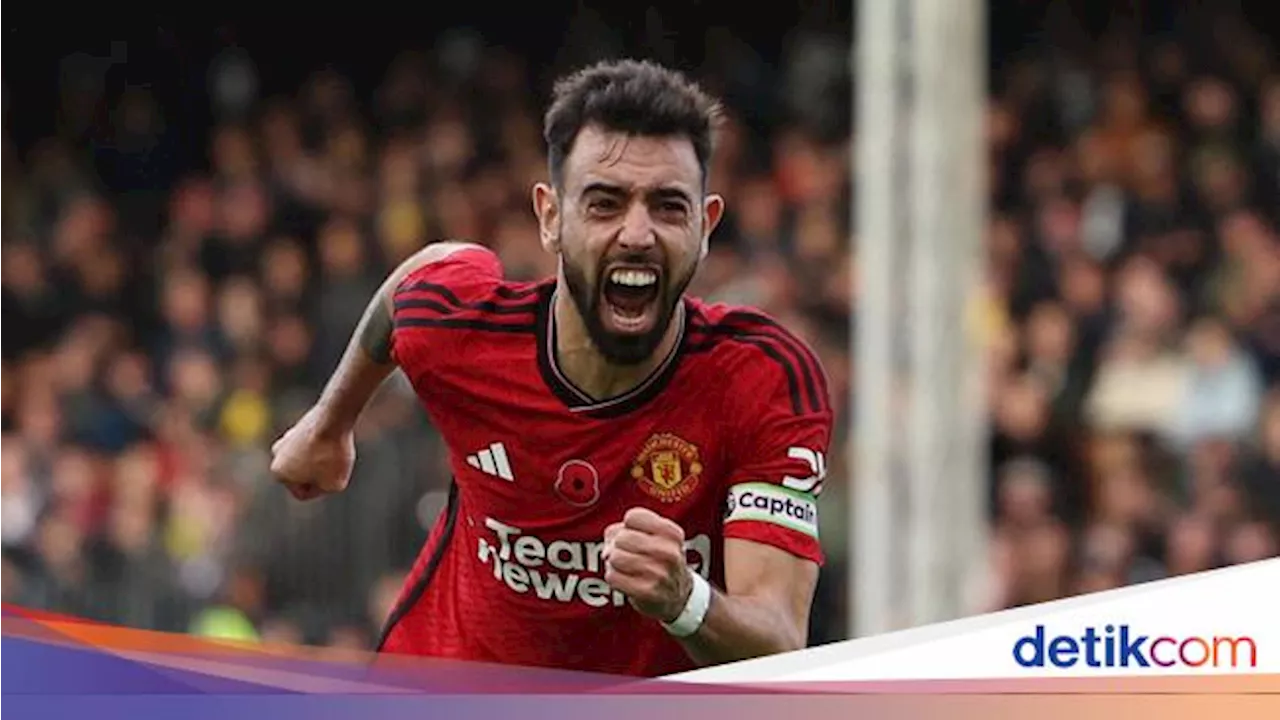 Fulham Vs MU: Gol Bruno Fernandes Menangkan Setan Merah 1-0