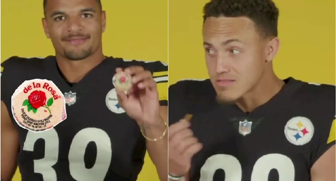 Jugadores de los Steelers reaccionan a distintos dulces mexicanos