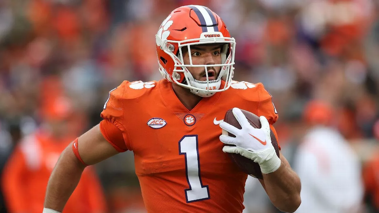  Clemson star tailback Will Shipley out vs. Notre Dame