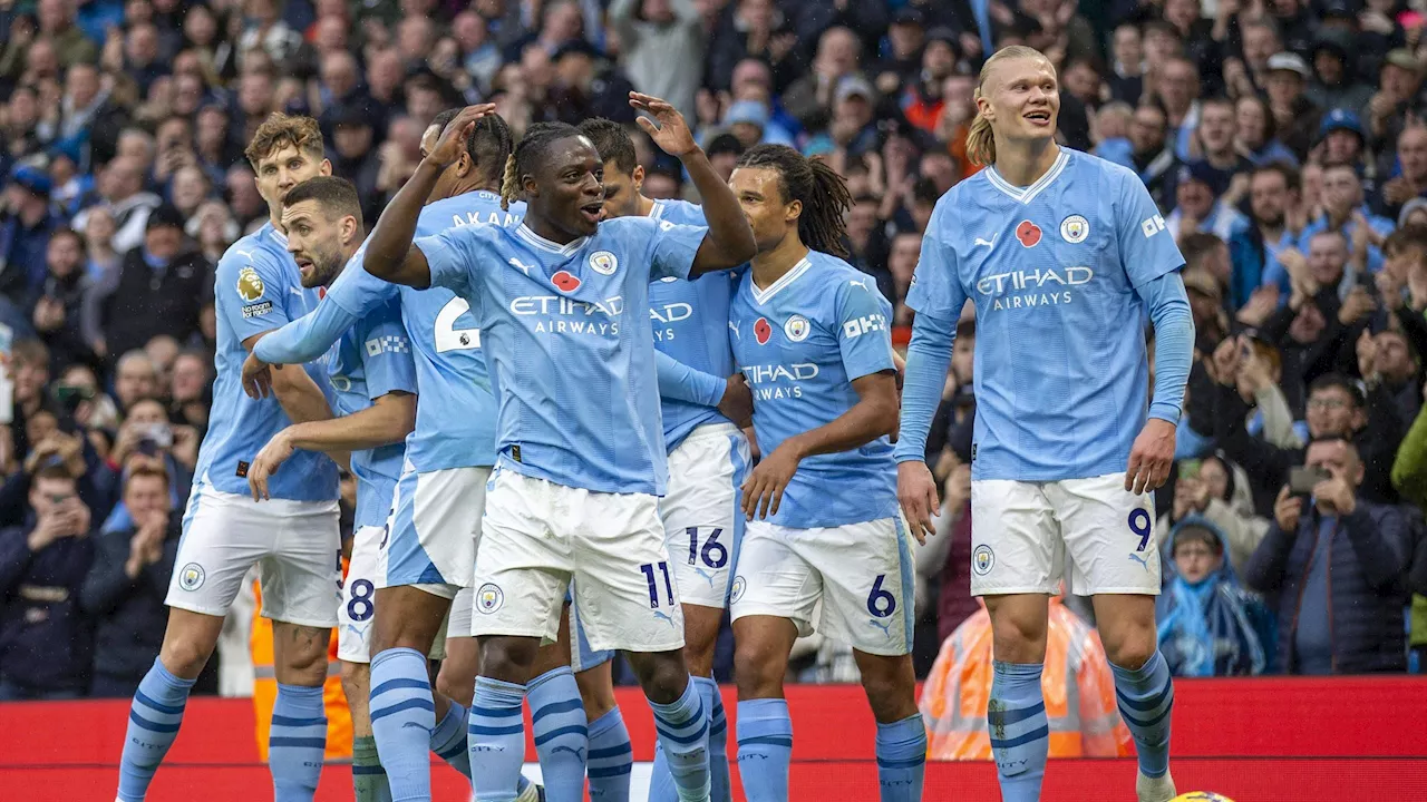 Manchester City : Jérémy Doku, juste phénoménal contre Bournemouth avec un but et... quatre passes décisives