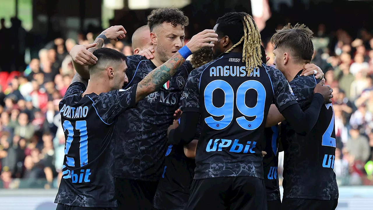  Salernitana-Napoli 0-2: Raspadori-Elmas, gli azzurri si portano a casa il derby