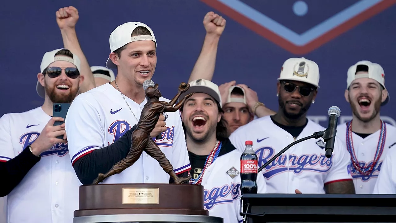 World Series MVP Corey Seager throws shade at Astros’ Alex Bregman during Rangers’ parade