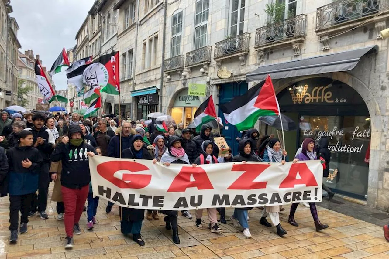 'On demande un cessez-le-feu immédiat' : près de 1.000 personnes réclament la paix à Gaza depuis les rues de B