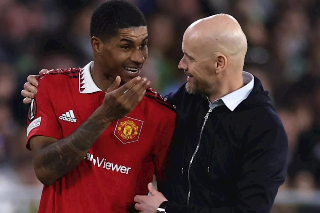 Erik ten Hag says Marcus Rashford going out after Man City defeat ‘unacceptable’