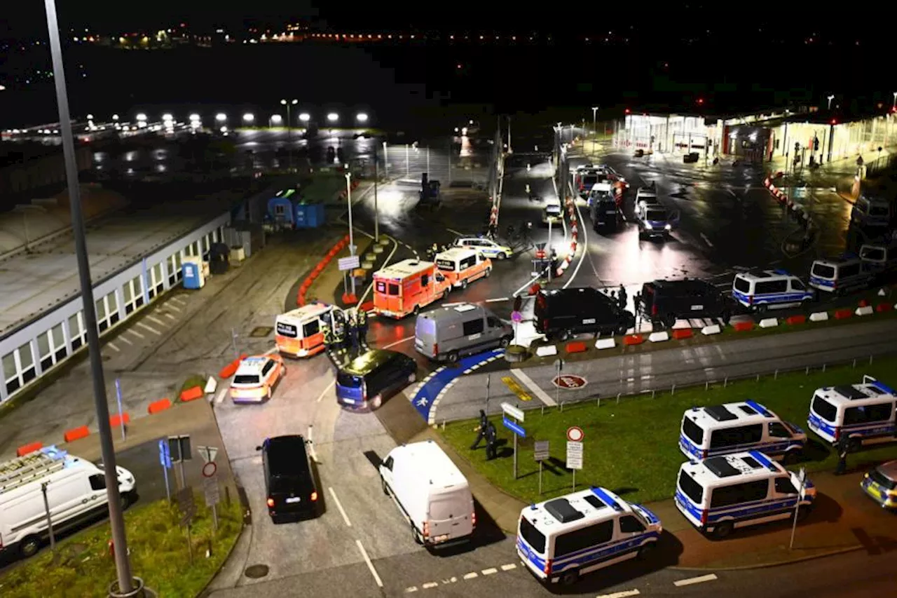 German airport closed after armed man breaches security with his car