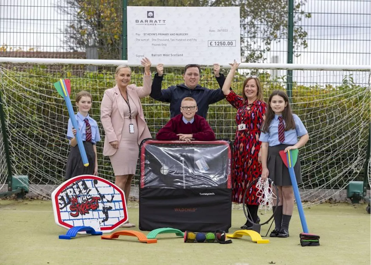 Glasgow pupils delight over new school equipment