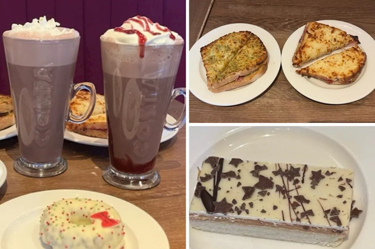 I tried Costa Coffee's Christmas menu and now I feel festive