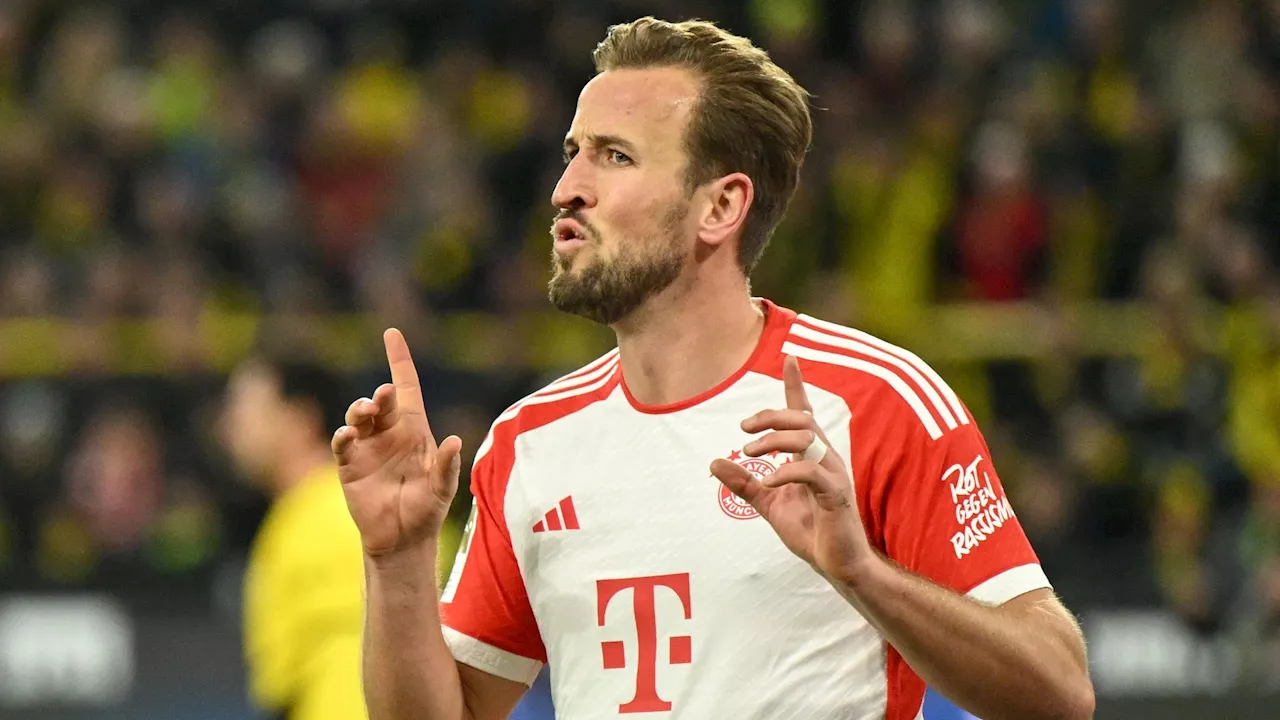 Harry Kane makes Bundesliga history with brilliant hat-trick for Bayern Munich against Dortmund in Der Klassiker