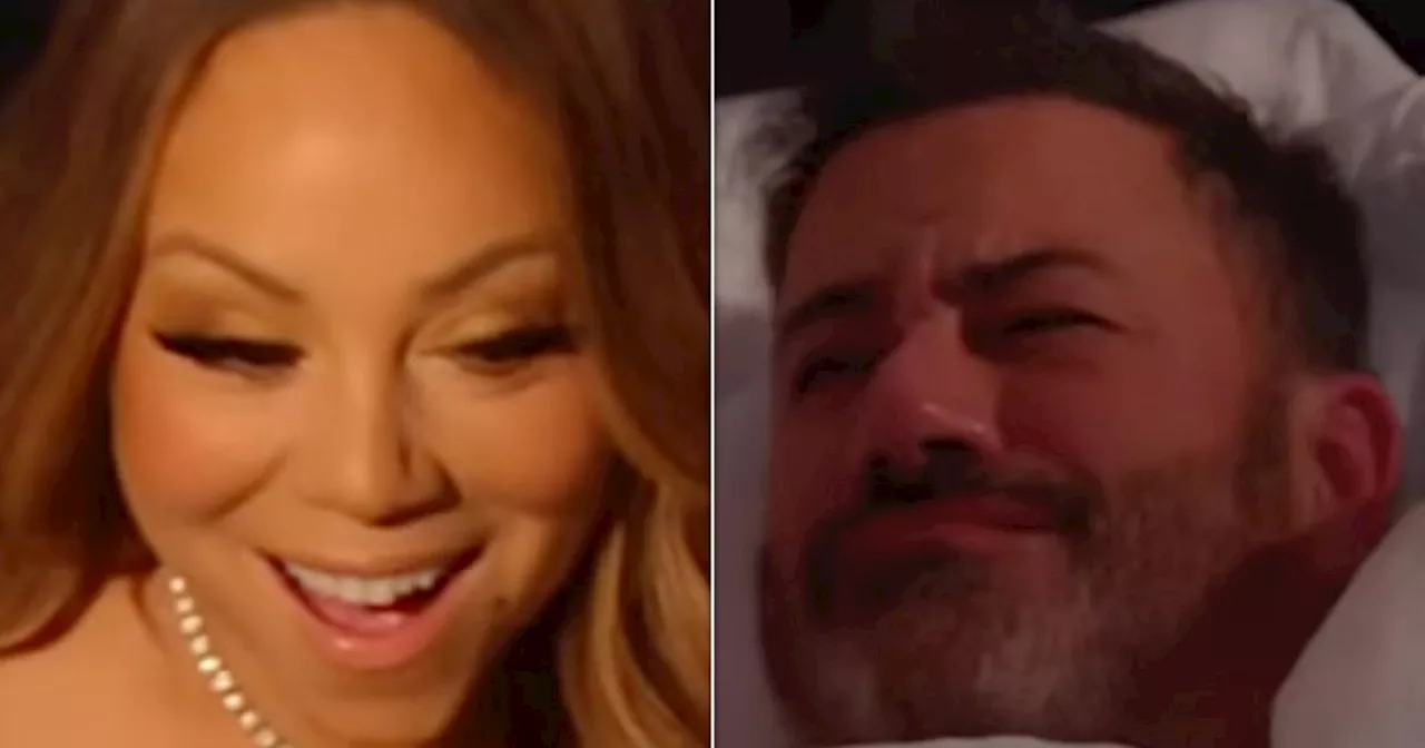 Mariah Carey Wakes Up Jimmy Kimmel In Bed For Way More Than Pillow Talk