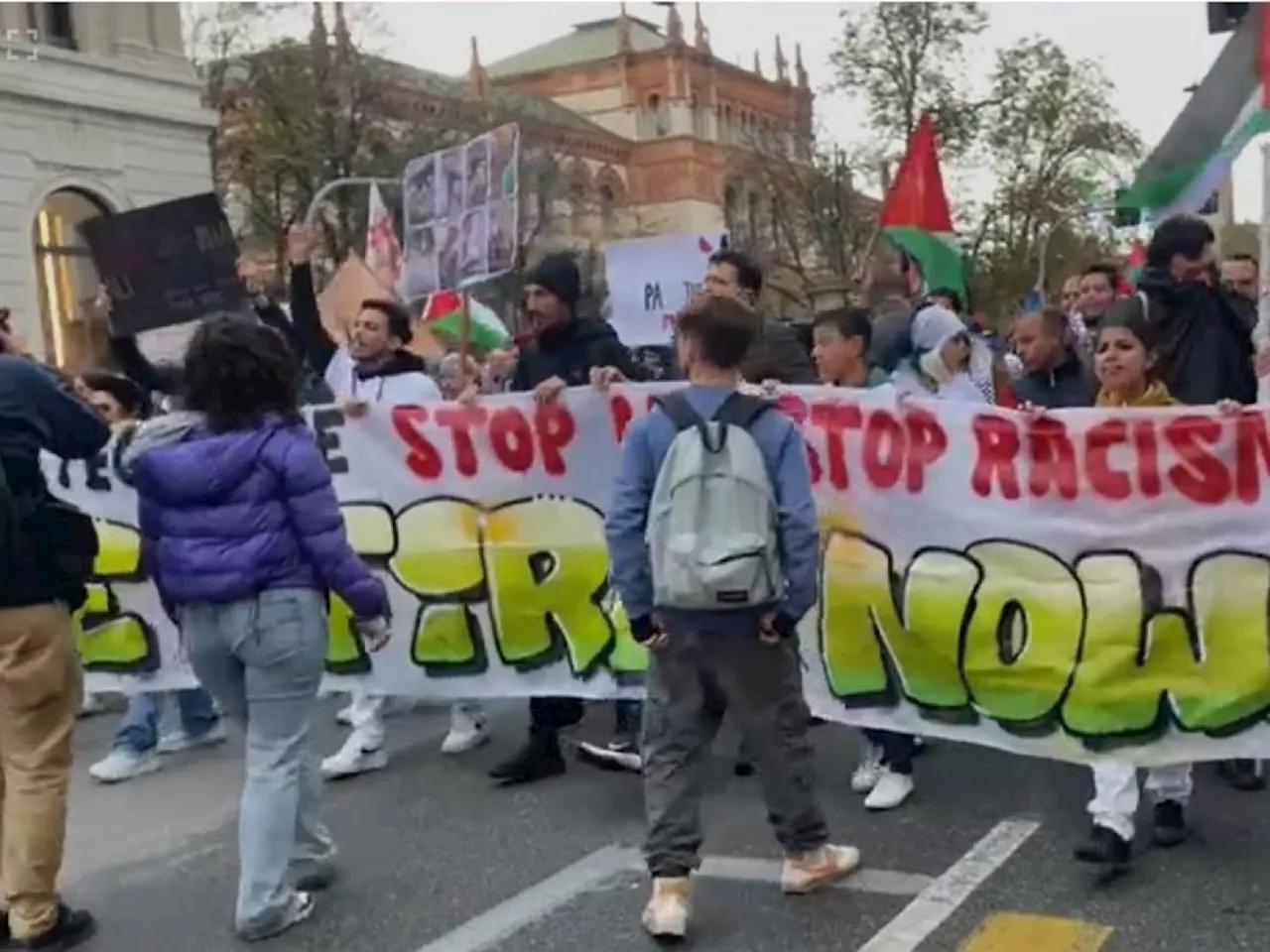 'Hamas è resistenza, non sono terroristi': cori choc al corteo di Milano