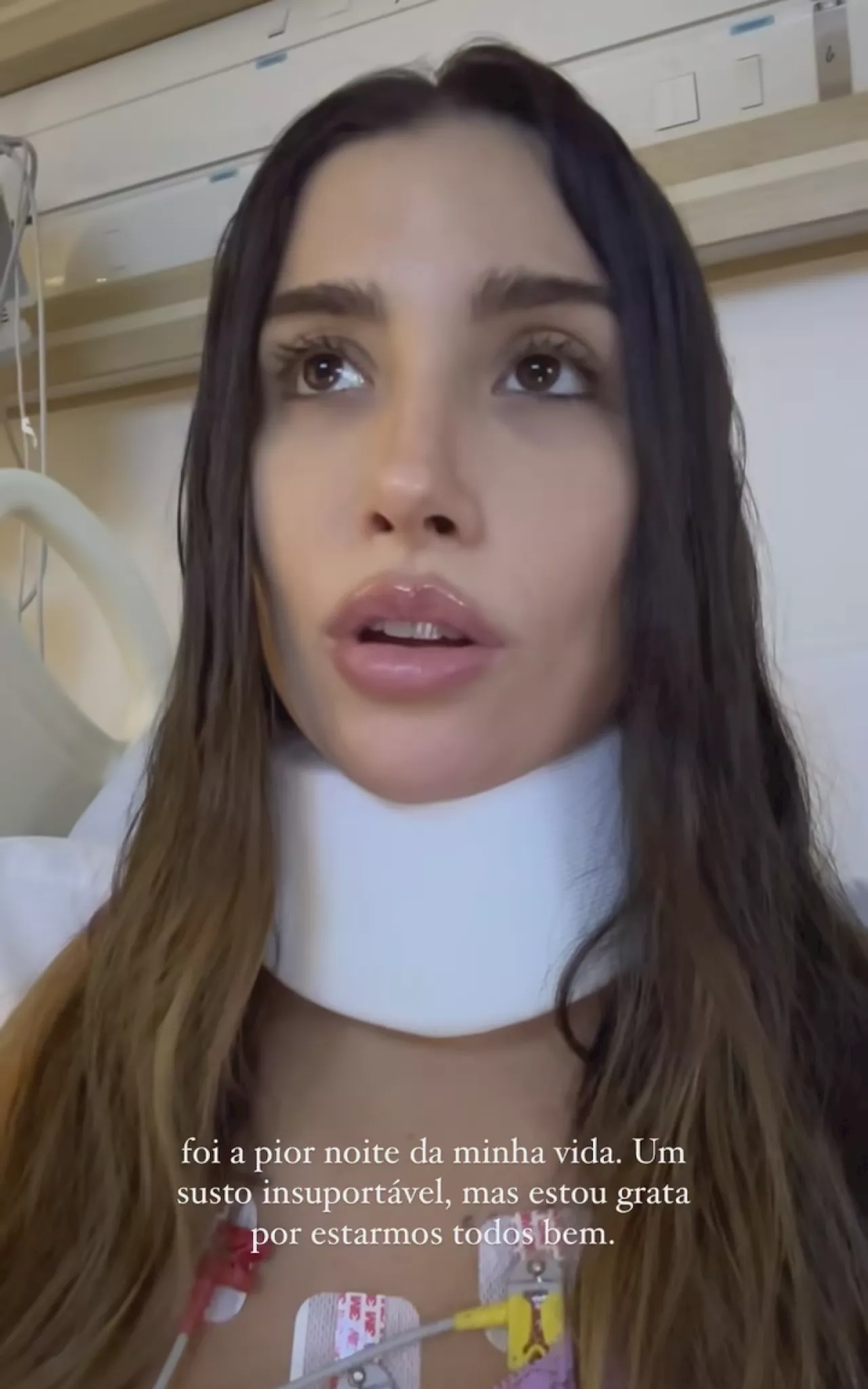 Bianca Andrade desabafa sobre acidente de carro ao lado do filho: 'Pior noite da vida'