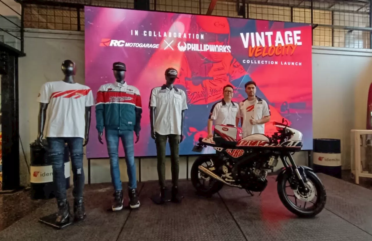 RC Motogarage Bersama Phillip Works Menghadirkan Apparel Bergaya Sport Vintage