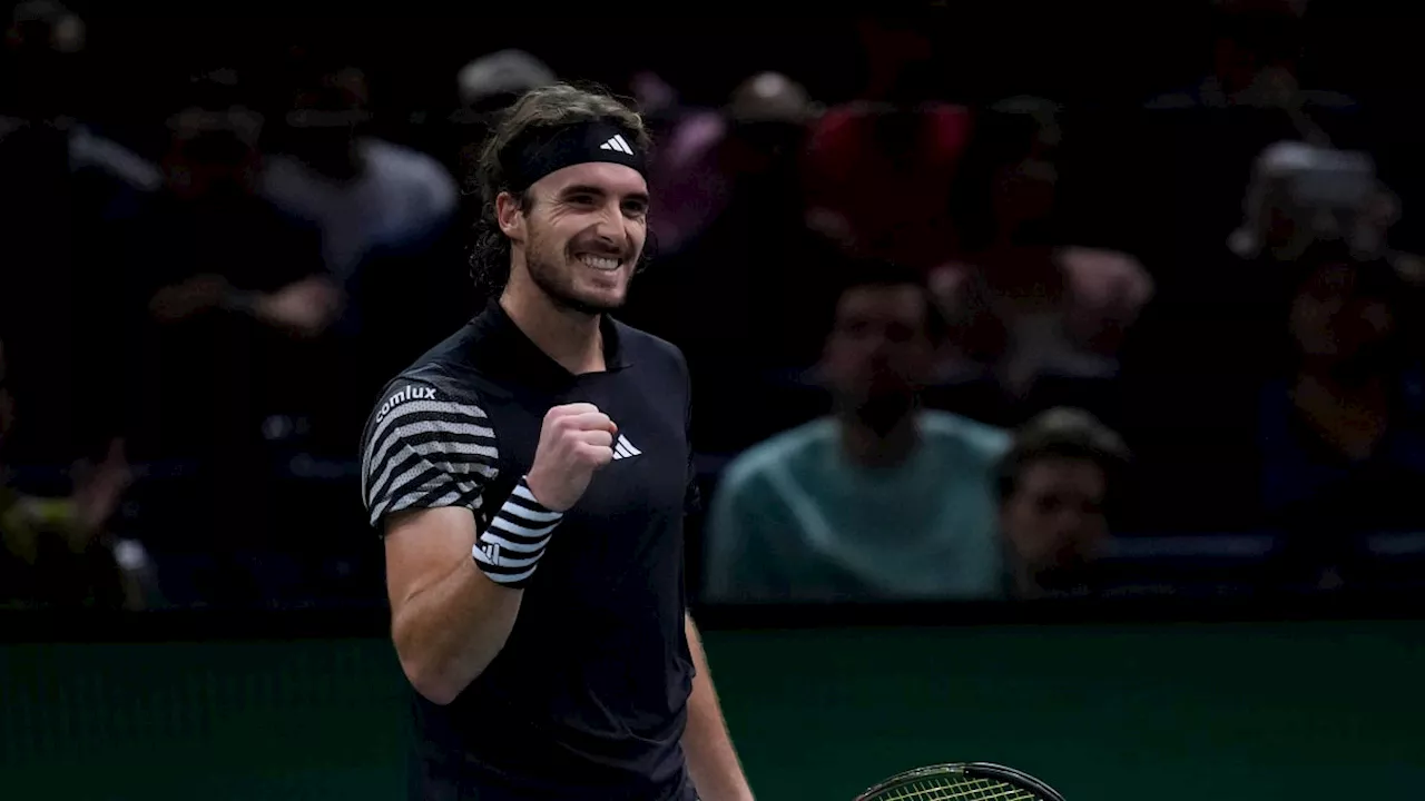 Highlights: Tsitsipas zieht in Paris ins Halbfinale ein