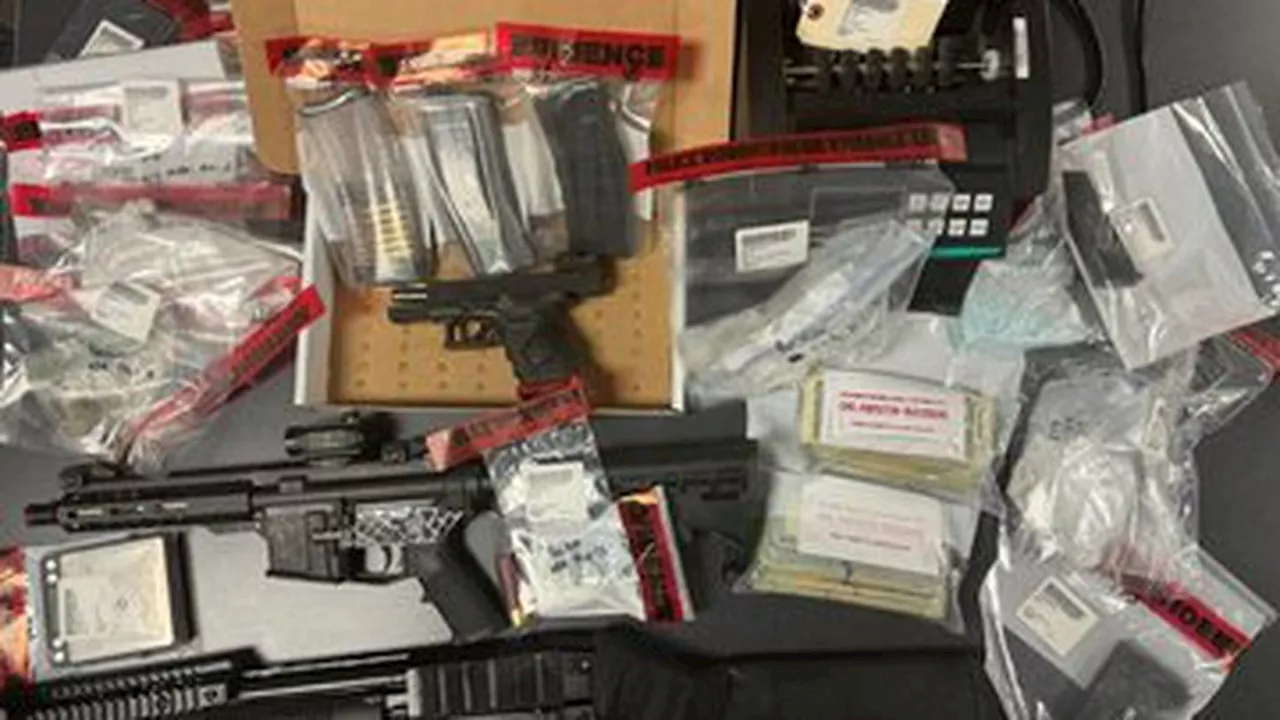 Tacoma police uncover ‘large amount’ of drugs and illegal, stolen firearms