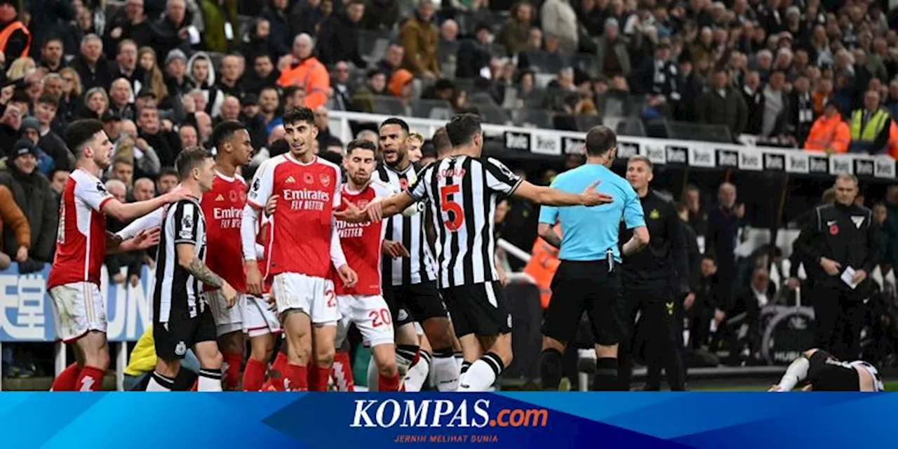 Hasil Newcastle Vs Arsenal 1-0: Laga Mendidih, The Gunners Rasakan Kekalahan Perdana