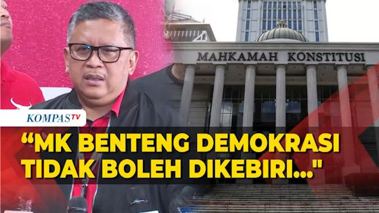 Kata Sekjen PDIP Hasto Jelang Putusan MKMK Terkait Dugaan Pelanggaran Etik Anwar Usman dkk