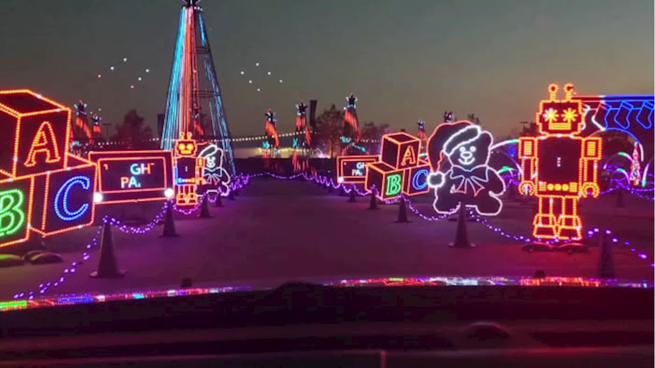 Experience the rainbow! Cruise through kaleidoscope of holiday lights at the Light Park