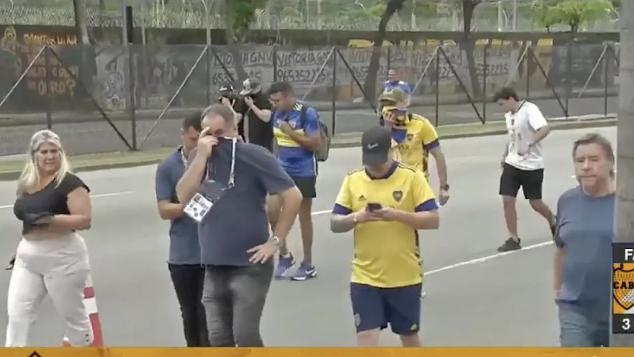 Boca Juniors vs Fluminense: Policía lanza gases lacrimógenos a aficionados previo a final de Libertadores