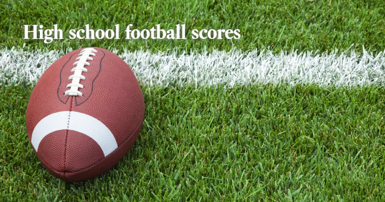 High school football scores: First round of playoffs