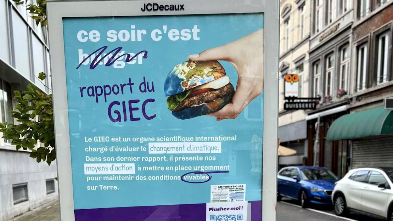 « Ce soir c’est rapport du GIEC » : la surprenante campagne publicitaire lancée à Liège