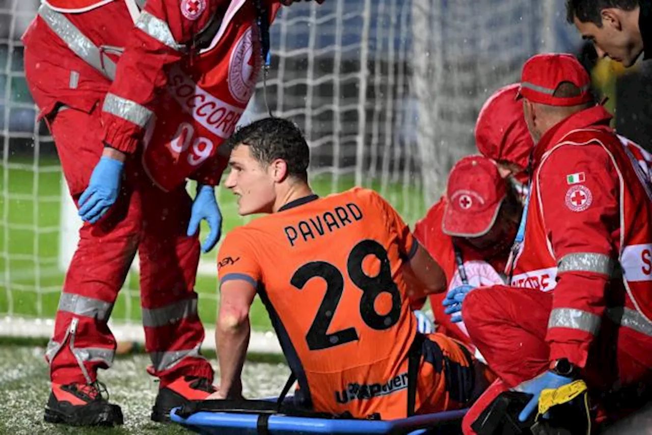 Benjamin Pavard sort sur blessure lors d'Atalanta