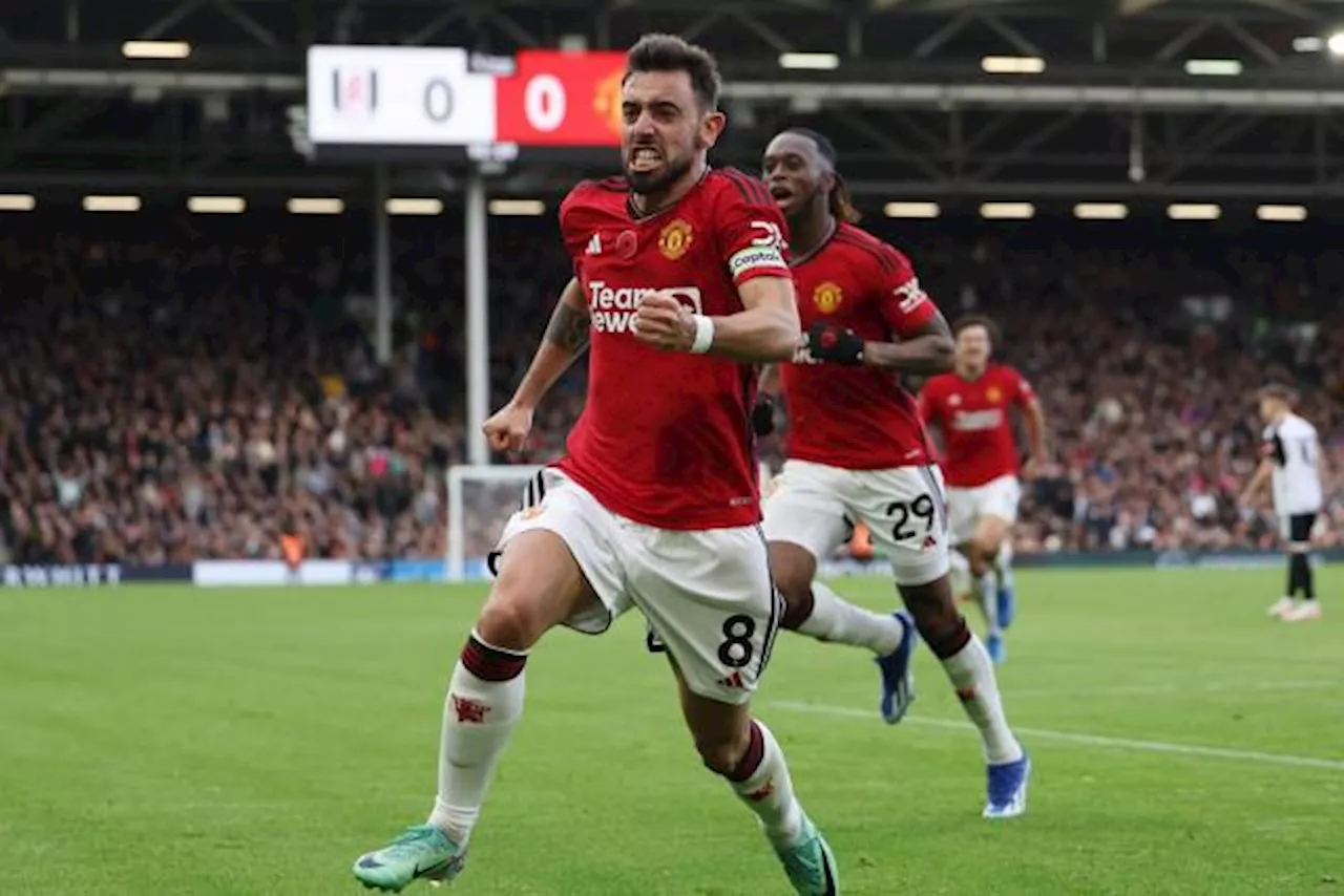 Bruno Fernandes libère Manchester United en toute fin de match à Fulham