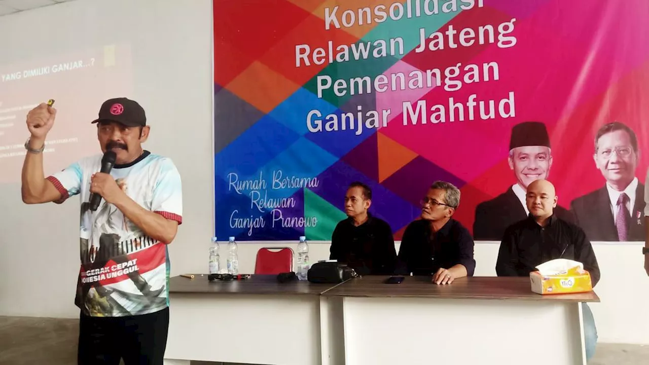 100 Hari Jelang Pilpres, Relawan Ganjar-Mahfud di Jateng Gelar Konsolidasi Agar Menang 1 Putaran