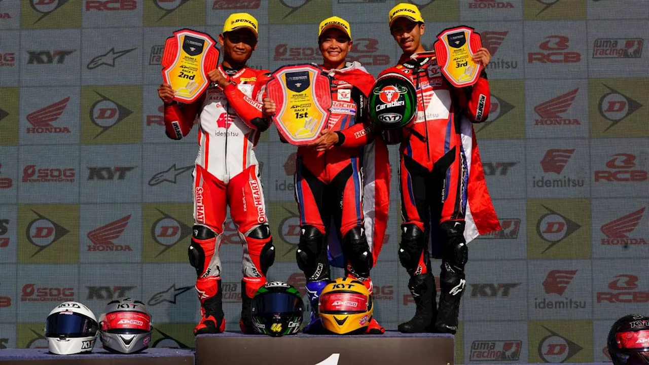 Rheza Finis Kedua di Race 1 ARRC China 2023, Astra Honda Dipastikan Juara Asia