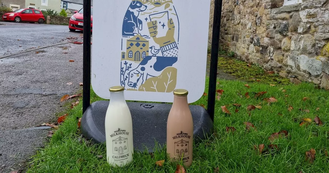 The TikTok famous milk vending machine open 24 hours and serving 50p shakes