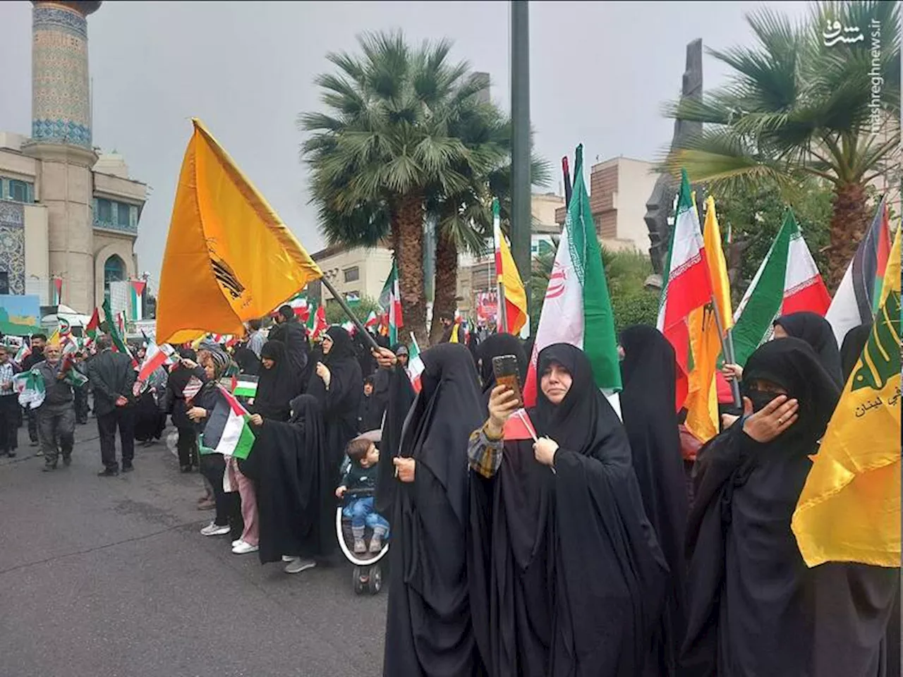 راهپیمایی ۱۳ آبان در تهران و سراسر کشور آغاز شد/ حضور میلیونی مردم ایران در راهپیمایی روز ملی استکبارستیزی+ عکس و فیلم