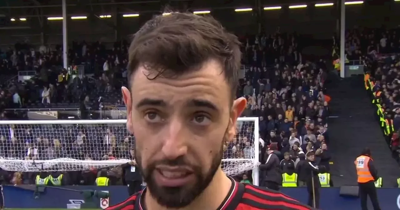 Fernandes gives verdict on Man Utd display vs Fulham as he highlights big change