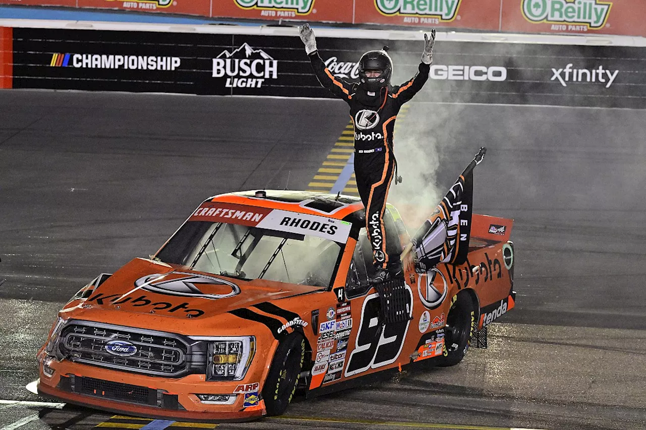 With two NASCAR Truck titles, Ben Rhodes 'ready to win more'